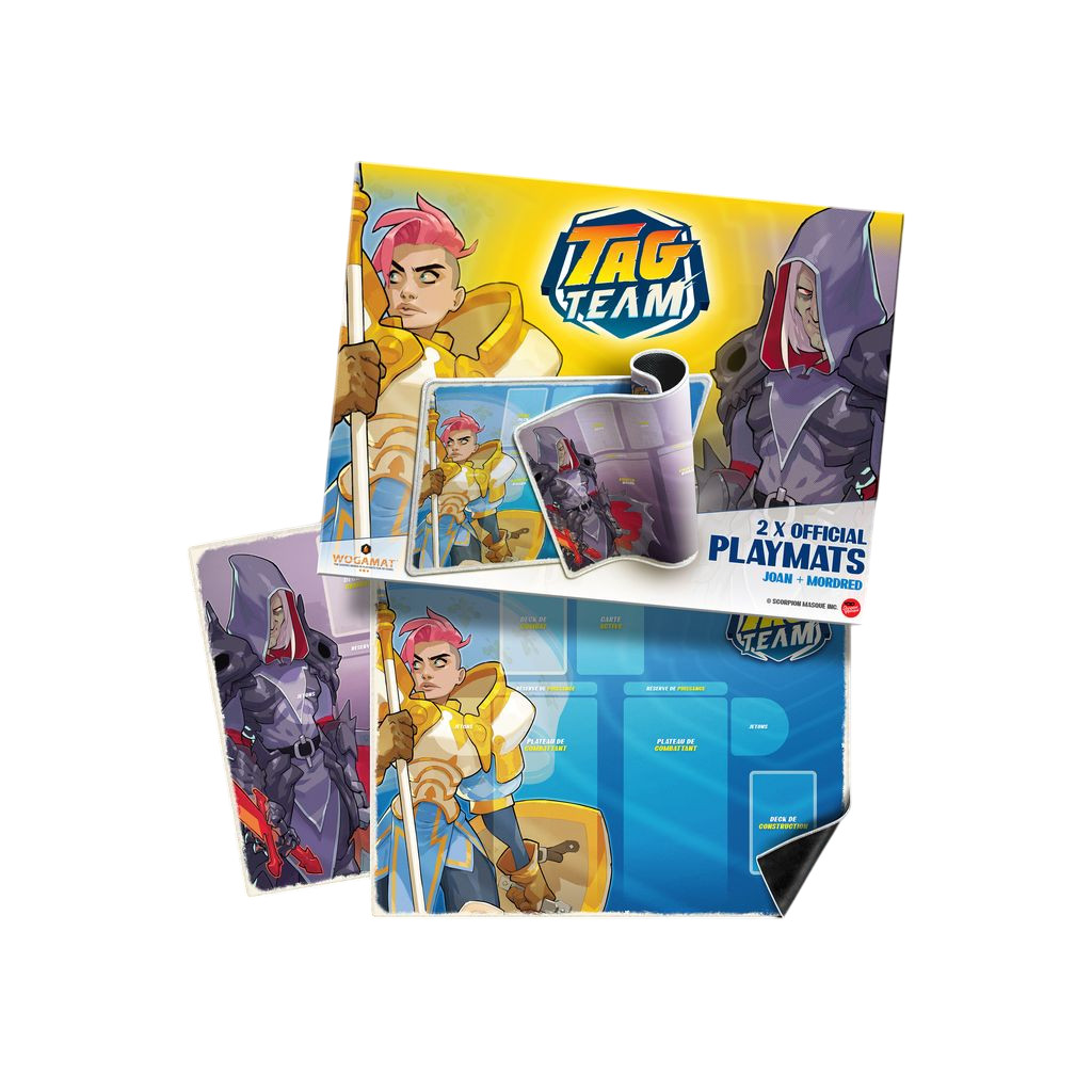 KIT 2 TAPIS TAG TEAM - JEANNE + MORDRED - Blackrock Games