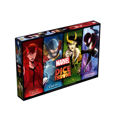 DICE THRONE MARVEL - Thor, Loki, Spiderman, Scarlet Witch - Neoludis