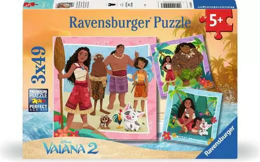 Pz Aventures Vaiana 2 3x4 - Ravensburger