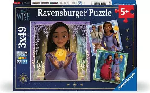 Disney Wish 3x49 Pc Puzzl - Ravensburger