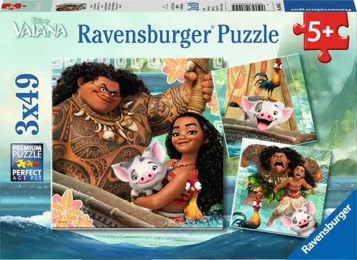 Vaiana 3x49p - Ravensburger