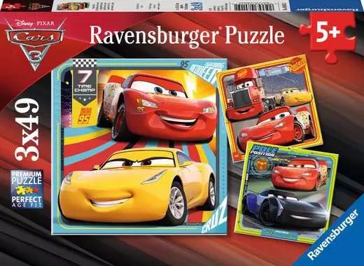 Pz Légendes route Cars 3x - Ravensburger