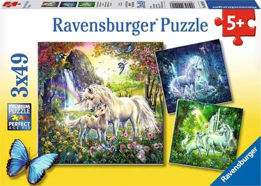 Pz Belles licornes 3x49p - Ravensburger