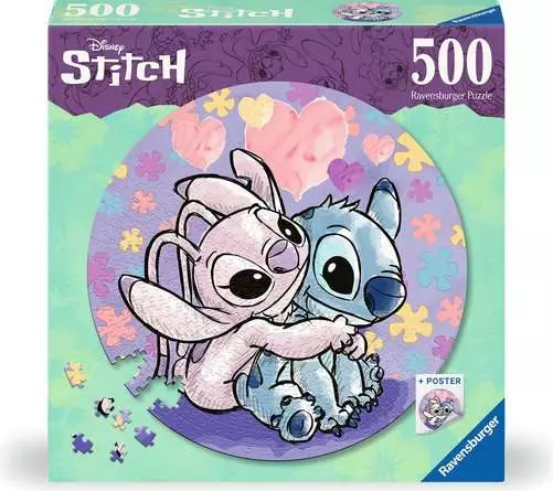 Pz rond Stitch 500p - Ravensburger