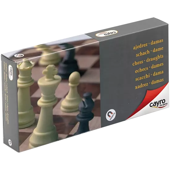 Échecs Et Dames Magnétiques 24X24 Cm - Pixie Games