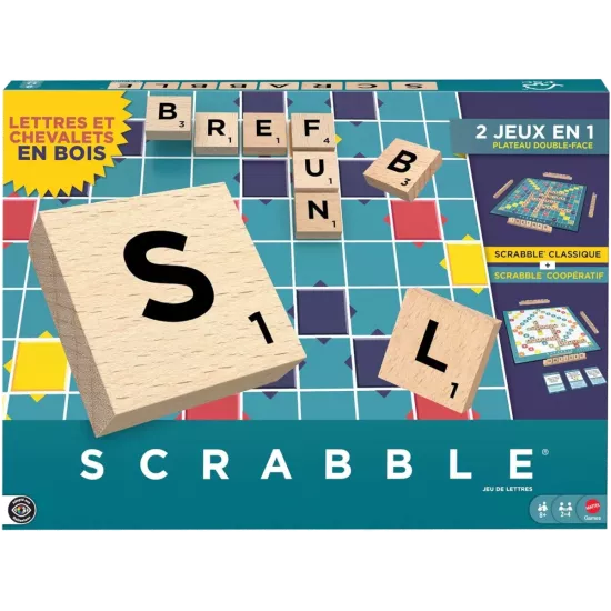Scrabble Classique (En Bois) - Pixie Games